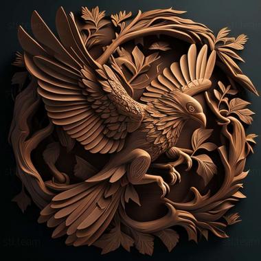 3D model phoenix (STL)